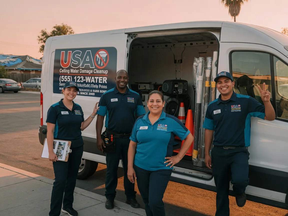 Ceiling Water Damage Restoration company in Snover, MI